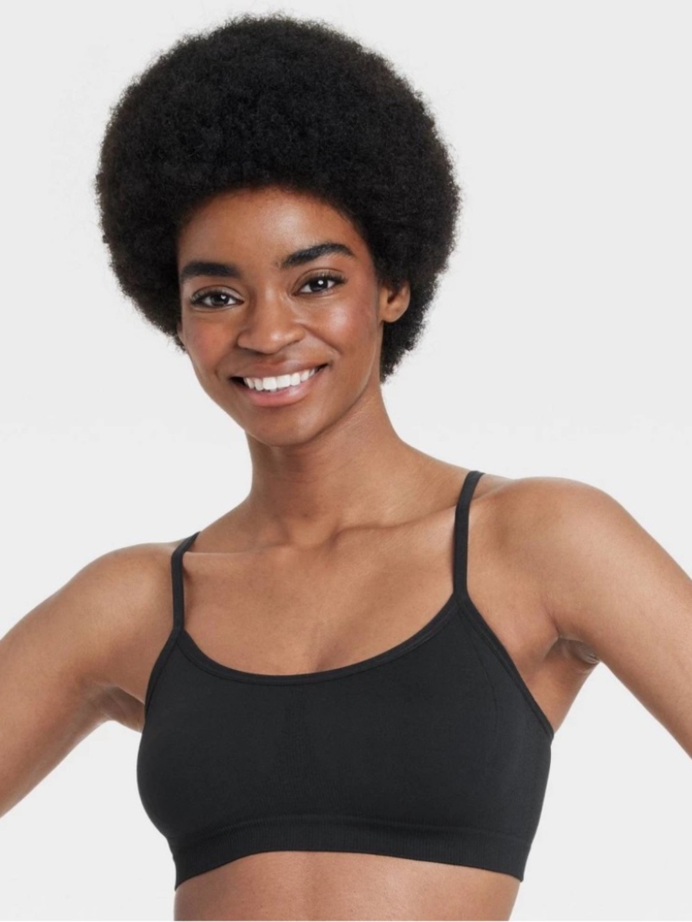 Women's Seamless Bralette - Colsie™ Black S